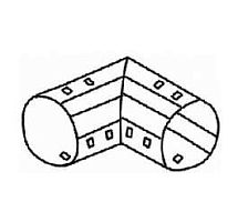 Угольник для дренаж. труб 90град. d160мм Ruvinil УДР-160