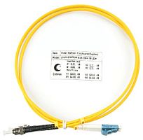 Cabeus FOP(d)-9-LC-ST-25m Шнур оптический duplex LC-ST 9/125 sm 25м LSZH | код 8361c | Cabeus