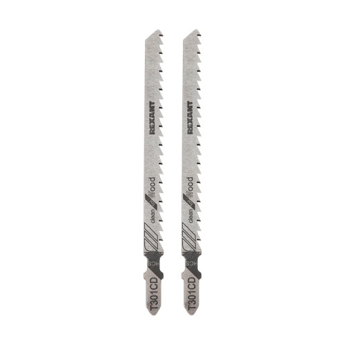 Пилка для электролобзика 115 мм 8 з/д 6-60 мм T301CD (2 шт./уп.) (дерево) REXANT | код 92-0307 | REXANT