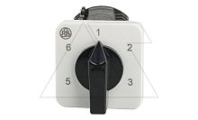 Переключатель BS 16 89 U, 2P, 20A, тип 1-2-3-4-5-6, 2NO на 1_6, на дверь, фронт IP40 | код EAC609591 | Rade Koncar