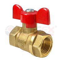 Кран шаровой 11Б27фт1М 3/4' ВВ ручка бабочка | код VF.217.LB1.034 | VALFEX-T