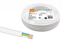 Провод ПУСП 3х2.5 (бухта 10м) белый Народный ТРТС | код SQ0126-0017 | РЭМЗ ТМ