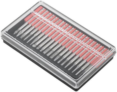 Шарошки, усиленная сталь с алмазным напылением, штифт диаметр 3 мм, 20 шт | код 36483 | FIT фото 5 Шарошки, усиленная сталь с алмазным напылением, штифт диаметр 3 мм, 20 шт | код 36483 | FIT фото 5