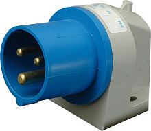 Вилка встраиваемая угловая ER-3232 IP44 (32A, 230V, 2P+PE) | код 004482109 | ETI