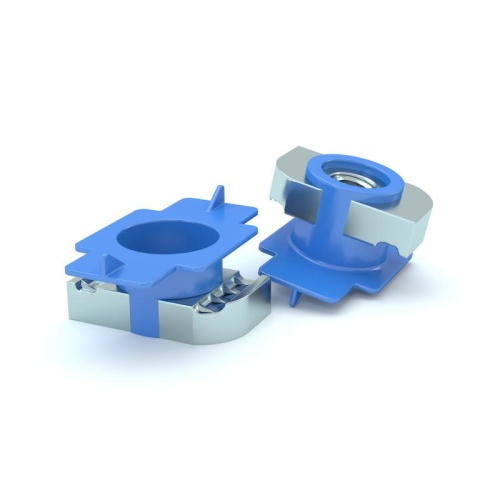 Гайка канальная с фиксатором М10 ZN КМ LO65523 фото 2