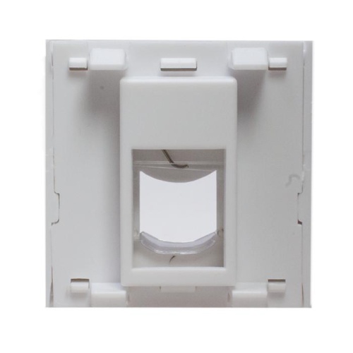 Панель лицевая 1 порт 45х45 Keystone шторка, откидное маркировочное окно | код 10-0301 | SUPRLAN фото 5 Панель лицевая 1 порт 45х45 Keystone шторка, откидное маркировочное окно | код 10-0301 | SUPRLAN фото 5