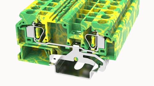 WS6-PE-01P-1C-00Z(H), Клемма пружинная WS, 6 мм.кв., PE, шт | код 11030000314 | DEGSON