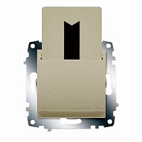 Карточный выключатель COSMO, электронный, титан |  код. 619-011400-265 |  ABB