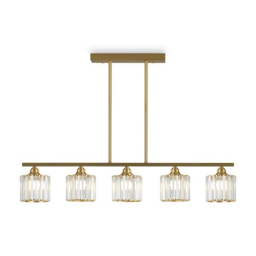 Люстра Ferrera 200Вт E27х5 IP20 Freya FR5474PL-05G