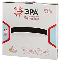 Светильник потолочный светодиодный Relict 38 SPB-6-40 4К BK 40W 4000K черный | код Б0059511 | ЭРА