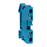 Колодка клеммная пружинная JXB-ST-6 52А синяя PROxima | код plc-jxb-st-6-blue | EKF