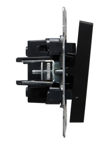 BRITE Выключатель 1-клавишный 10А ВС10-1-0-БрЧ черный | код BR-V10-0-10-K02 | IEK фото 7