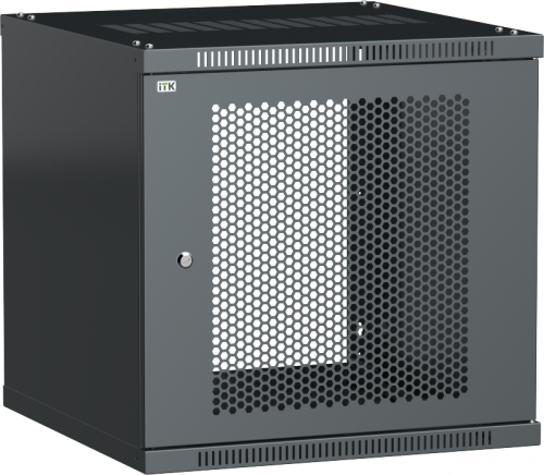 ITK Шкаф LINEA WE 18U 600x650мм дверь перфорированная черный | код LWE5-18U67-PF | ITK by IEK