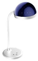 Светильник настольный KD-828 C01 LED 6.5Вт 230В 360лм сенс.рег.ярк .CCT RGB-ночник "Звездн. небо" бел. | код 13006 | Camelion