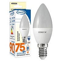 Лампа светодиодная ILED-SMD2835-C37-8-720-220-4-E14 (1300) IONICH 1535