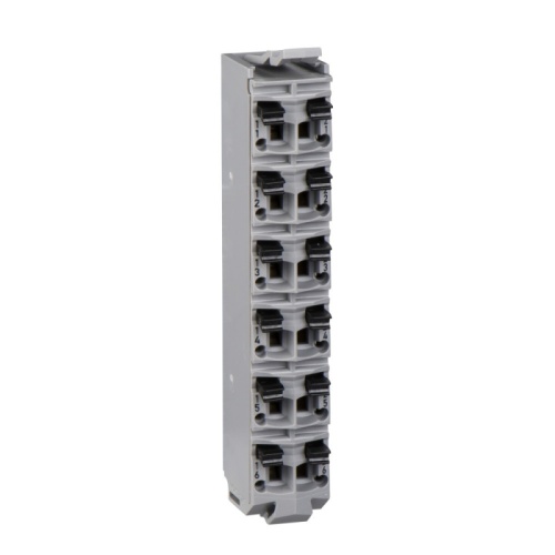 КЛЕММНЫЕ КОЛОДКИ-12 КОНТАКТОВ-24В= СЕРЫЙ | код TM5ACTB12PS | SCHNEIDER ELECTRIC