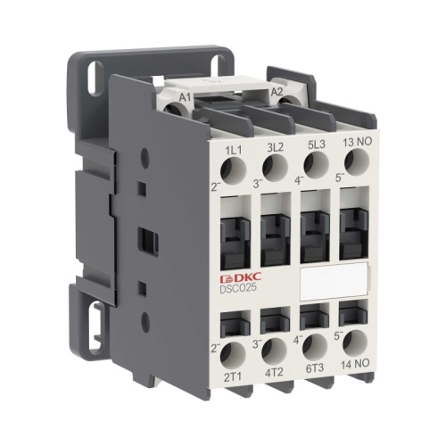 Магнитный контактор YON DSC025 25A 12,5кВт AC3 3P кат.48В AC 1НО | код DSC025-3C10A048 | DKC