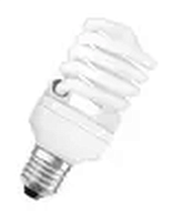 Лампа энергосберегающая КЛЛ 23/827 E27 D54х119 миниспираль Osram | код. 4052899916241 | LEDVANCE