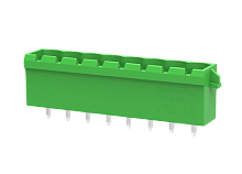 MC-PA5.08V10-D Разъём штекерный MC, прям. конт.,шаг 5.08мм,10 конт.с защ.,зел., шт | код MC-PA5.08V10-D | SUPU