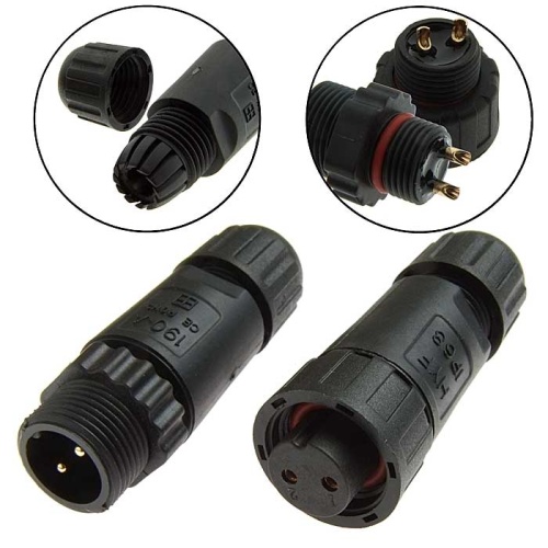 Разъём герметичный SZC-190 2pin (IP68), 2 контакта | код 106757 | SZC