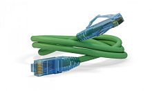 Патч-корд U/UTP Cat.6 LSZH 3 м зеленый, Hyperline PC-LPM-UTP-RJ45-RJ45-C6-3M-LSZH-GN | код 230246 | Hyperline