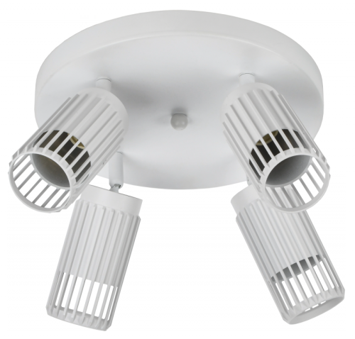 Светильник 4209 потолочный 4хGU10 белый IEK | код LT-UPB0-4209-GU10-4-K01 | IEK