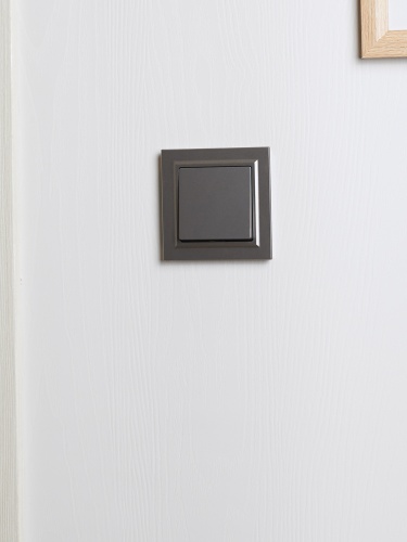 BRITE Рамка 1-местная IP44 РУ-1-БрС-44 сталь | код BR-M12-44-K46 | IEK фото 5