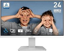 Монитор MSI 23.8 Pro MP2412W белый VA LED 5ms 16:9 HDMI M/M 300cd 178гр/178гр 1920x1080 100Hz DP FHD 3.07кг | код 2029013 | MSI