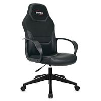 Кресло компьютерное BRABIX Alpha GM-018 , ткань/экокожа, черное, 532636, GM-018_532636 | код 532636 | BRABIX