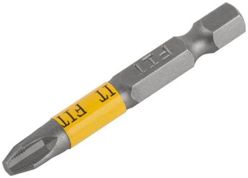 Набор бит кованые сталь S2 односторонние 50мм PH3 профи блистер (уп.2шт) FIT 57506 фото 2