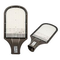 ULV-R22H-100W/6500K IP65 GREY Светильник светодиодный уличный консольный. Дневной белый свет (6500K). Угол 110 градусов. TM Uniel | код UL-00009441 | UNIEL