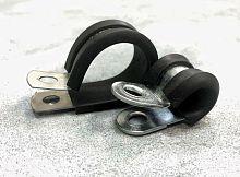 Скоба резиноармированная Рубер 6/12 | код RB6/12D51 | Мир хомутов