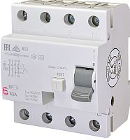 Реле дифференциальное (УЗО) EFI-4 63/0,1 тип A (10kA) | код 002063544 | ETI