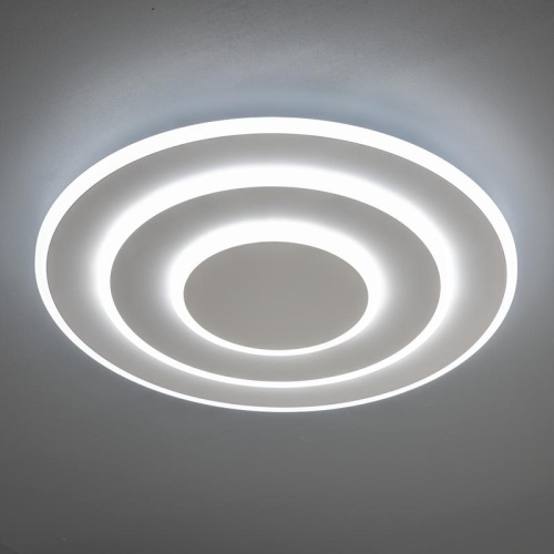 Люстра потолочная светодиодная диммируемая, GALASSIA, с ДУ, 3 режима, 470х470х55мм, 78Вт, 2700K+6400K/4200K/6400K+2700K, 35м, белый, 51580 1, Ritter | код 51580 1 | RITTER фото 10