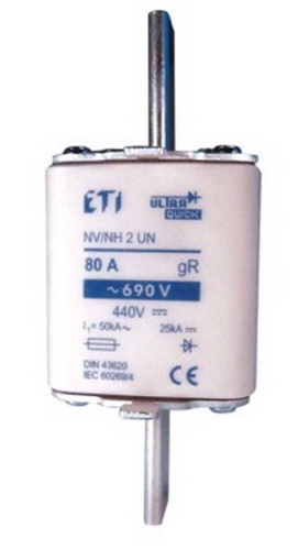 Предохранитель M2UQU-N/355A/690V aR (50kA) | код 004334221 | ETI