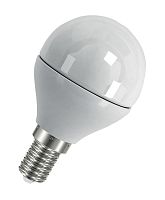 Лампа светодиодная LED 7 Вт E14 6500К 560Лм шарик 220 В (замена 60Вт) | код 4058075579682 | LEDVANCE