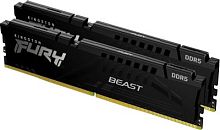 Память DDR5 2x32GB 5600MHz Kingston KF556C40BBK2-64 Fury Beast RTL PC5-44800 CL40 DIMM 288-pin 1.25В dual rank с радиатором Ret | код 1769925 | Kingston