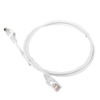 Патч-корд LANMASTER LSZH UTP кат.5e, 5.0 м, белый | код LAN-PC45/U5E-5.0-WH | LANMASTER