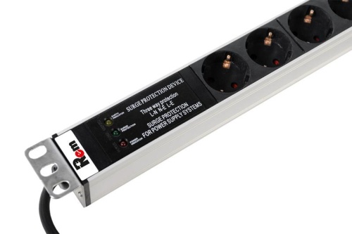 Блок распределения питания R-16-7S-FI-440-1.8 7хSchuko 16А горизонт. с мониторингом Rem 1361979 фото 3