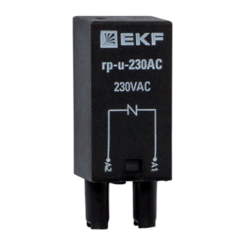 Модуль защитный c варистором 230В AC для промежуточных реле RP AVERES EKF | код rp-u-230AC | EKF