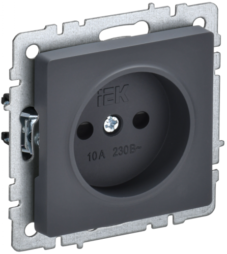 BRITE Роз. без з/к с з/ш 10А РСш10-2-БрГ граф. IEK | код BR-R13-10-K53 | IEK