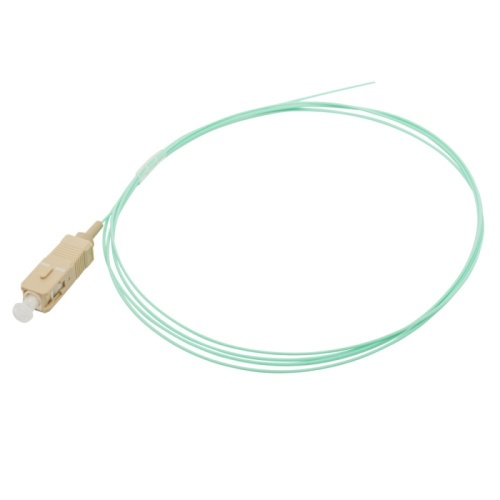 Пигтейл LANMASTER SC/PC, многомодовый OM3, 2.0 м | код LAN-PIG-SC/OM3-2.0 | LANMASTER