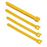 Cabeus CLAMP-210-YL Хомут для кабеля, липучка с мягкой застежкой, 210x14 мм, желтый (10 шт.) | код 9363c | Cabeus