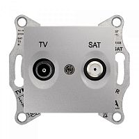SEDNA TV/SAT РОЗЕТКА проходная, 8dB, АЛЮМИНИЙ | код SDN3401260 | Systeme Electric