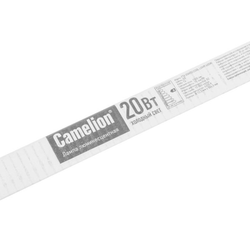 Лампа люминесцентная FT4-20W/33 20Вт T4 4200К G5 Camelion 5867 фото 4 Лампа люминесцентная FT4-20W/33 20Вт T4 4200К G5 Camelion 5867 фото 4