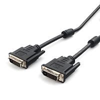 Кабель DVI-D dual link Cablexpert CC-DVI2L-BK-10, 25M/25M, 3.0м, CCS, черный, экран, феррит.кольца, пакет | код CC-DVI2L-BK-10 | Cablexpert