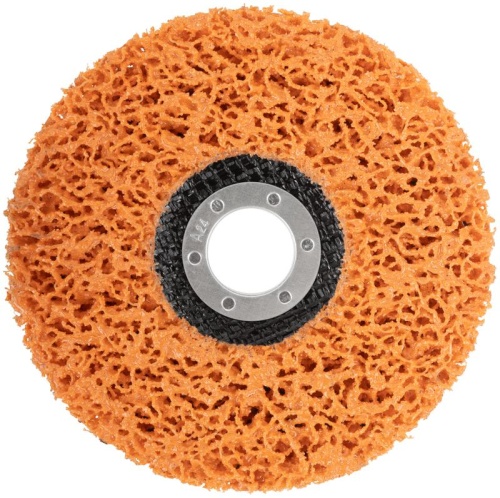 Диск зачистной полимерный керамический абразив посадочный диаметр 22.2мм 125мм FIT 39607