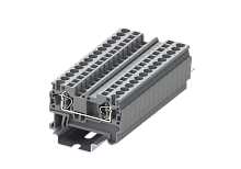 TC4-2-GY Клемма TC 1-1 проходная пружин., сеч.4мм2, сер., шт | код TC4-2-GY| SUPU