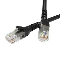 Патч-корд неэкранированный CAT6 U/UTP 4х2, LSZH, черный, 1.0м | код RN6UU4510BK | DKC