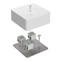 Коробка огнестойкая для кабель-канала 40-0450-FR1.5-6 Е15-Е120 RAL9003 75х75х30 (87 шт/кор) Промрукав | код 40-0450-FR1.5-6 | ПРОМРУКАВ